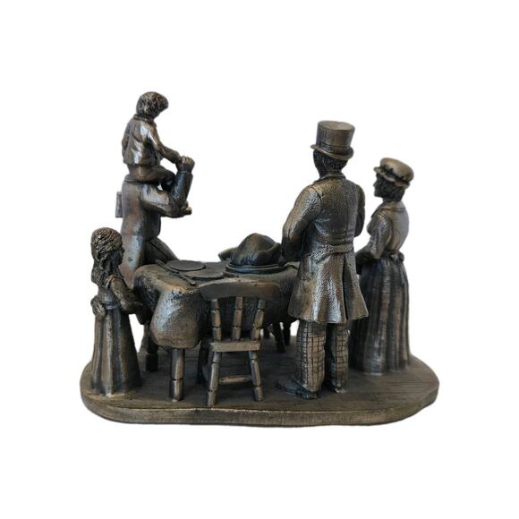 Tudor Mint Christmas Carol Pewter Figurine The Happy Ending Signed 706/5000 - Picture 3 of 14